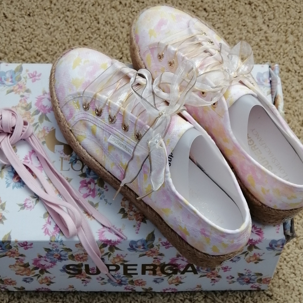 SUPERGA FLOWERS SHOES